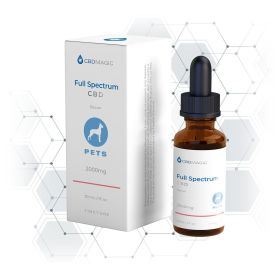 Dog CBD - Full Spectrum Pets CBD Oil (Flavours: Bacon, Dosages: 2000mg)